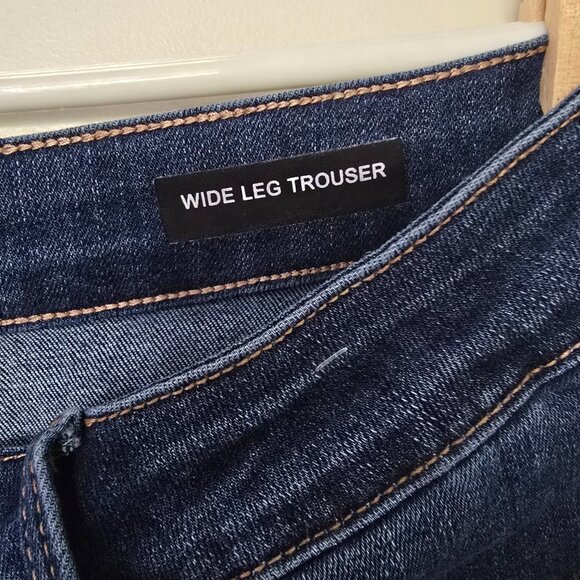 Judy Blue Wide Legged High Waist Dress Trousers with Front Seam - Picture 7 of 8